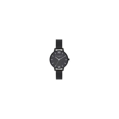 Olivia Burton Black Stainless Steel Dress Watch