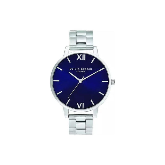 Olivia Burton Silver Stainless Steel Watch OBOB16SH02AC