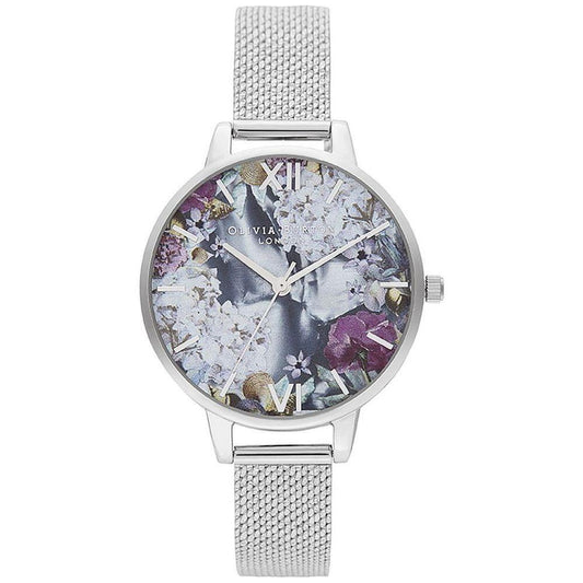 Olivia Burton Silver Stainless Steel Watch OBOB16US11AC