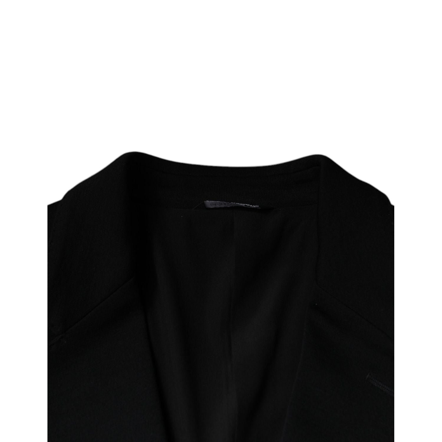 Dolce & Gabbana Black Wool Single Breasted Formal Blazer