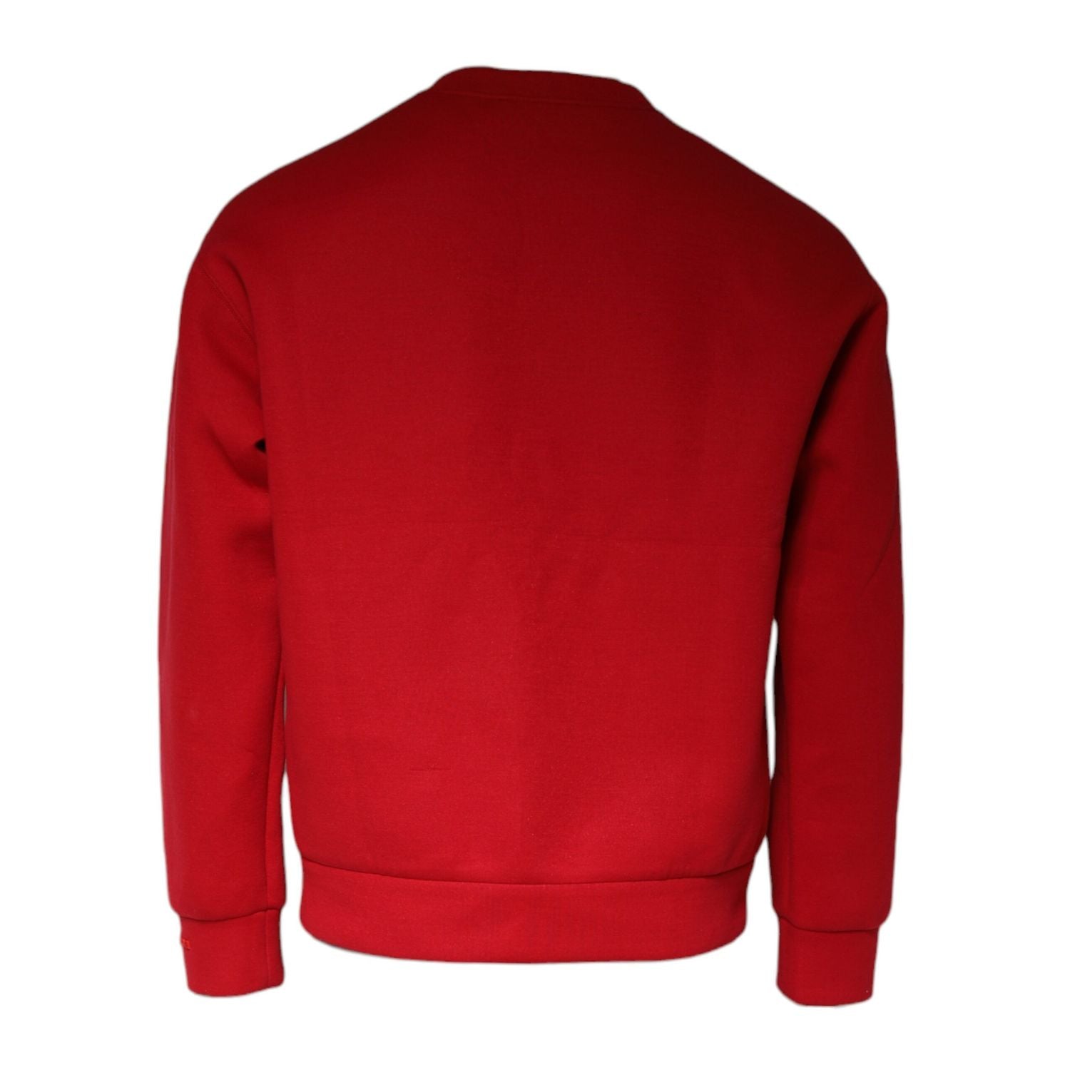 Dolce & Gabbana Maroon DG Logo Cotton Men Sweatshirt Sweater