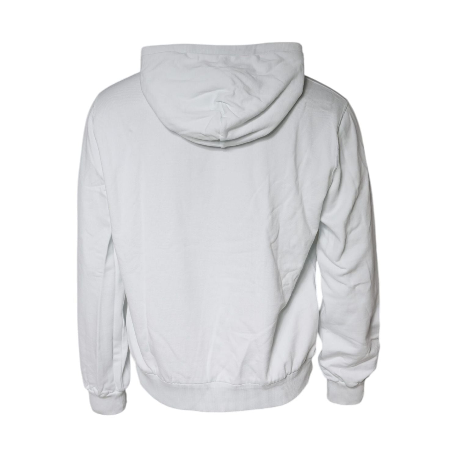 Dolce & Gabbana White Caesar Cotton Hooded Pullover Sweater