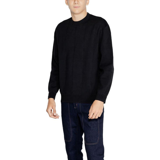Armani Exchange Black Cotton T-Shirt Armani Exchange Black