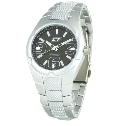 Chronotech Silver Stainless Steel Watch