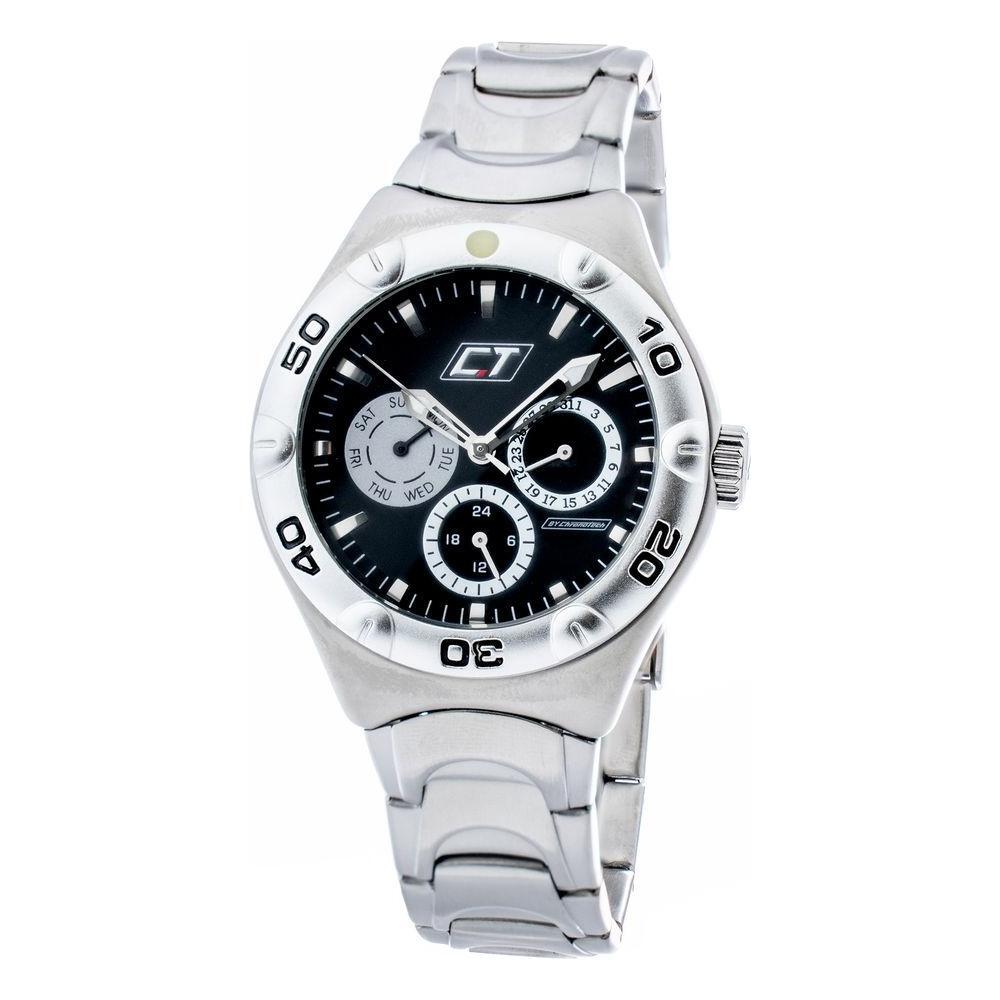 Chronotech Gray Stainless Steel Bracelet Watch