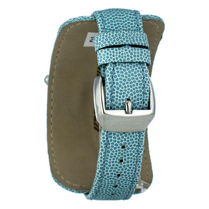 Chronotech Green Leather Watch