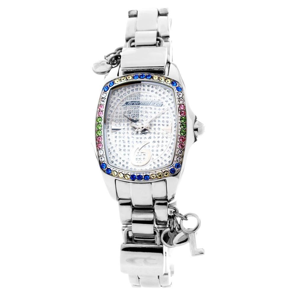 Chronotech Silver Stainless Steel Dress Watch