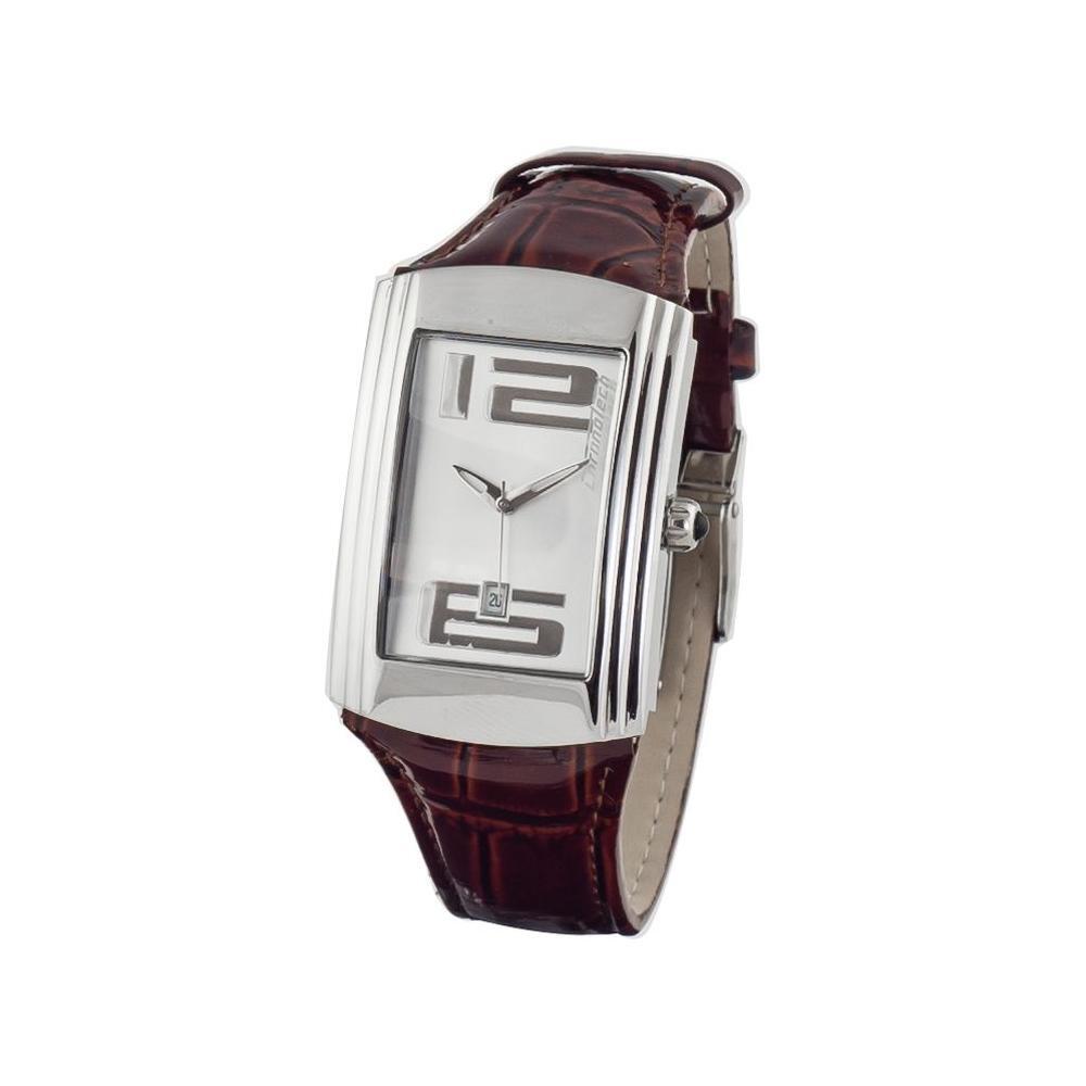 Chronotech Brown Leather Dress Watch