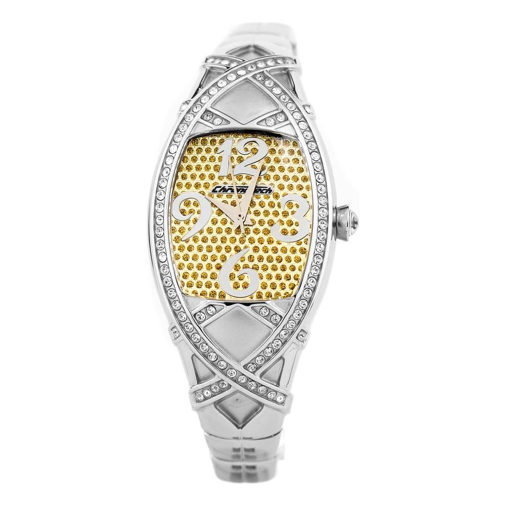 Chronotech Silver Stainless Steel Dress Watch