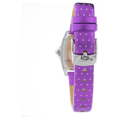 Chronotech Purple Leather Watch