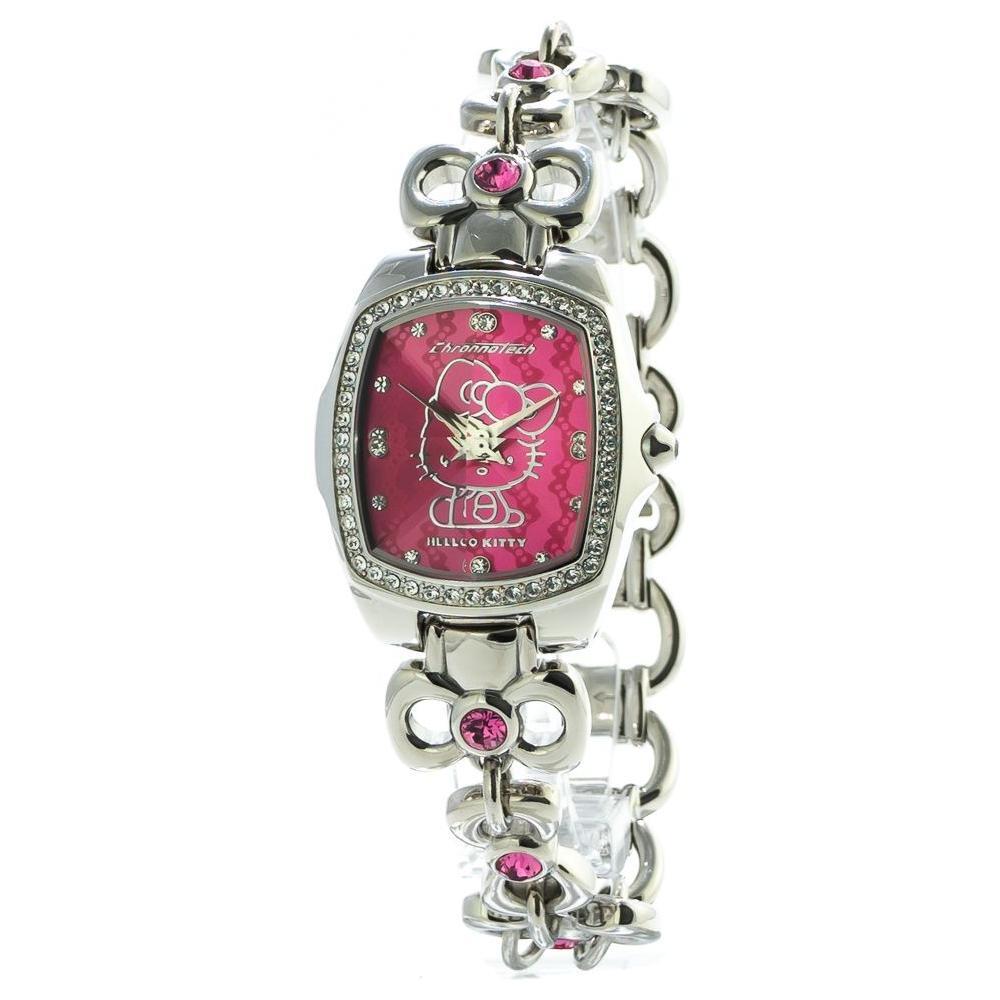 Chronotech Silver Stainless Steel Dress Watch