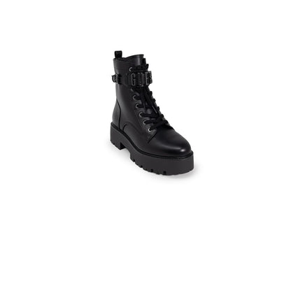 Guess Black Polyethylene Lace-Up Boots