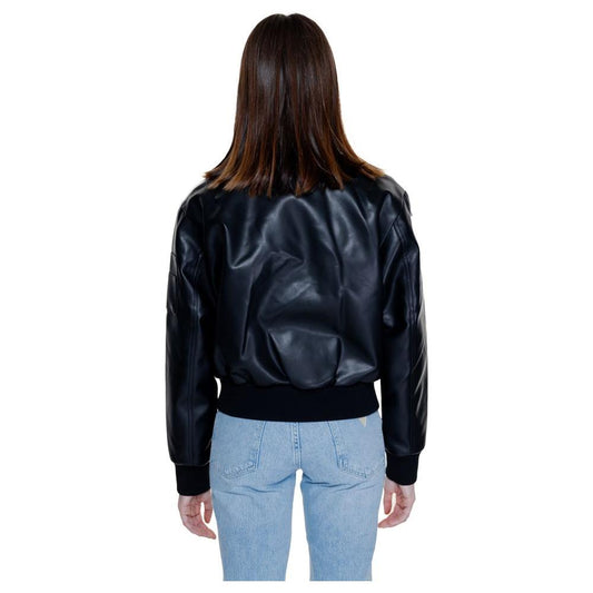 Calvin Klein Jeans Black Polyethylene Jackets & Coat Calvin Klein Jeans Black