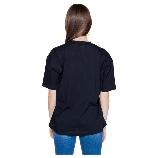 Calvin Klein Jeans Black Cotton Tops & T-Shirt Calvin Klein Jeans Black