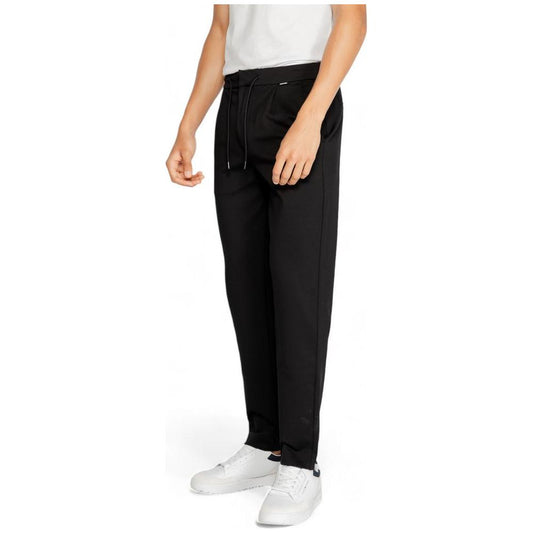 Calvin Klein Black Polyester Polyester Jeans & Pant Calvin Klein Light Gray