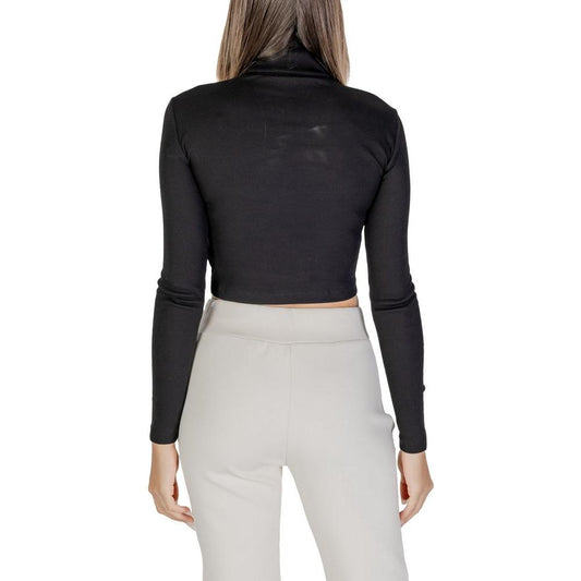Calvin Klein Jeans Black Cotton Tops & T-Shirt Calvin Klein Jeans Dark Slate Gray