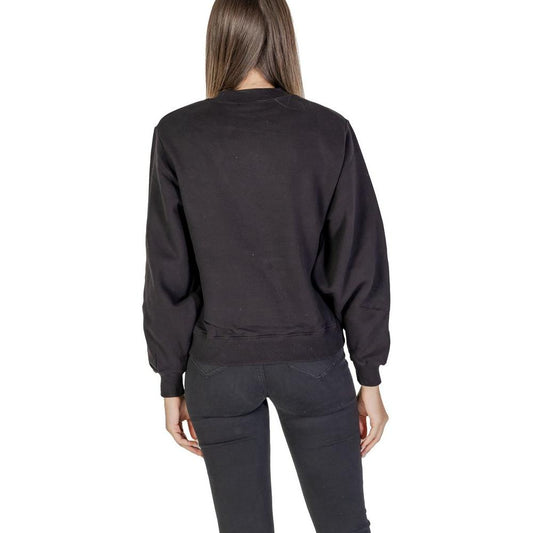 Calvin Klein Jeans Black Cotton Sweater Calvin Klein Jeans Dark Slate Gray