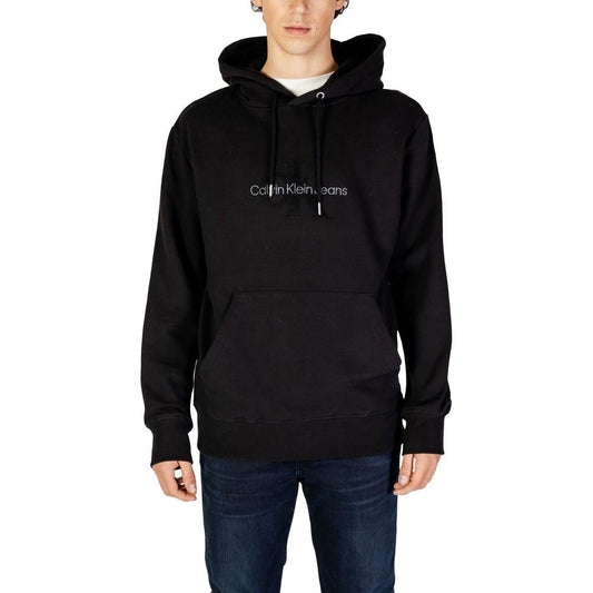 Calvin Klein Jeans Black Cotton Sweater Calvin Klein Jeans Black