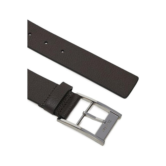Calvin Klein Brown Leather Belt Calvin Klein Dark Slate Gray