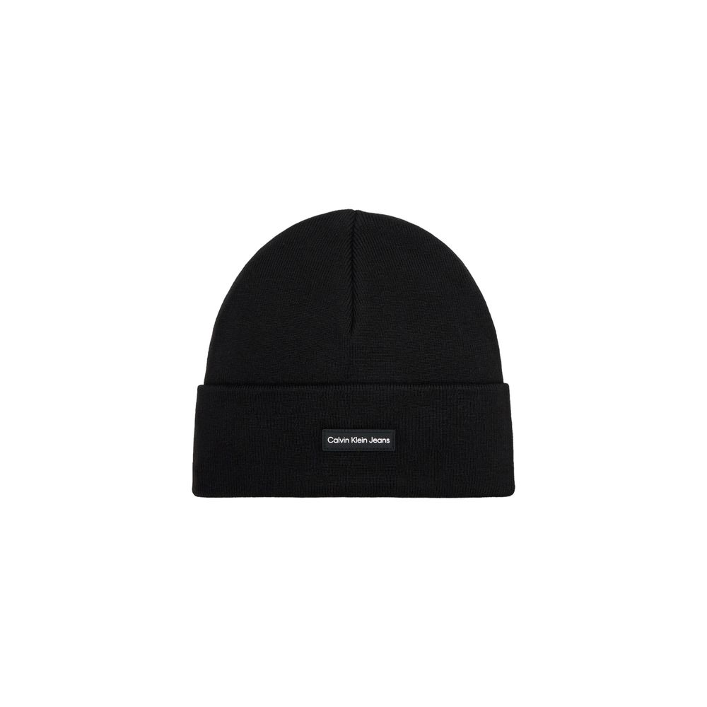 Calvin Klein Jeans Black Recycled Polyester Cap (Baseball Hat)