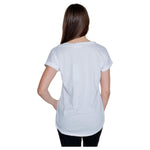 Vila Clothes White Cotton T-Shirt VI-14606400008-IT38|XS