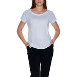 Vila Clothes White Cotton T-Shirt VI-14606400008-IT38|XS