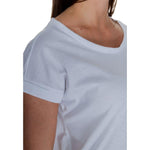 Vila Clothes White Cotton T-Shirt VI-14606400008-IT38|XS