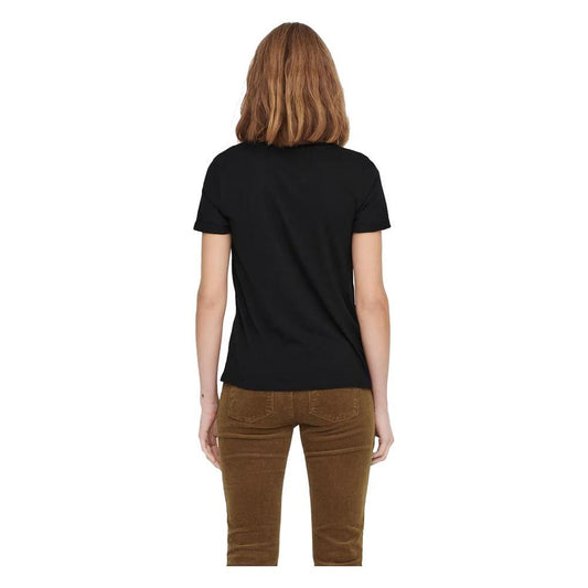 Only Black Cotton Tops & T-Shirt Only Dark Slate Gray