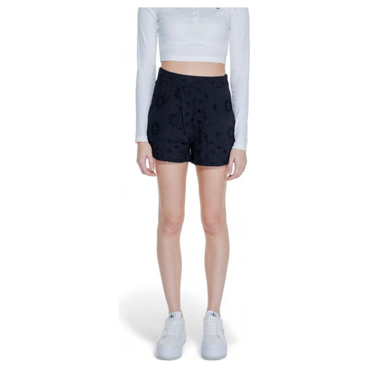 Only Black Cotton Short Only Light Gray