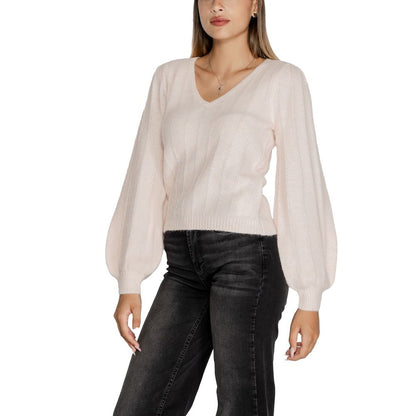 Guess Pink Polyester Sweatshirt