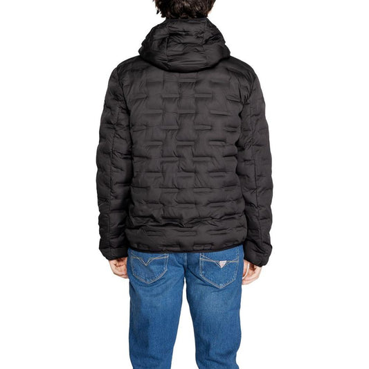 Replay Black Polyester Jacket Replay Dark Slate Gray