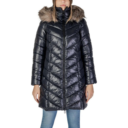 Only Black Polyamide Jackets & Coat Only Dark Slate Gray