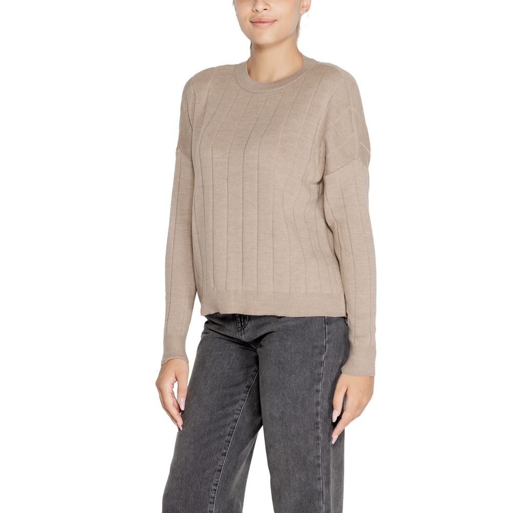 Only Beige Marabou Sweater