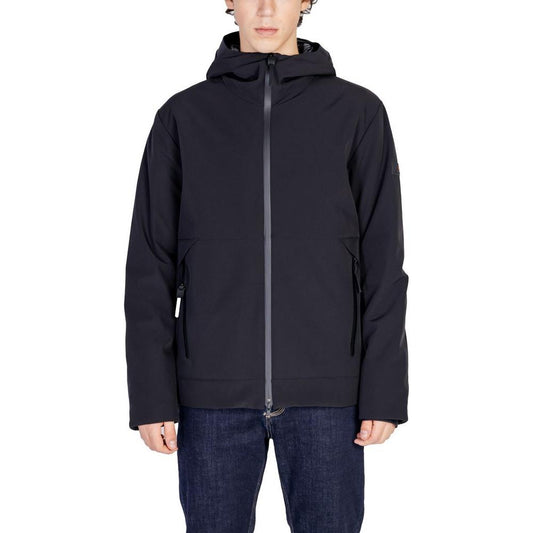 Peuterey Black Polyamide Jacket Peuterey Dark Slate Gray