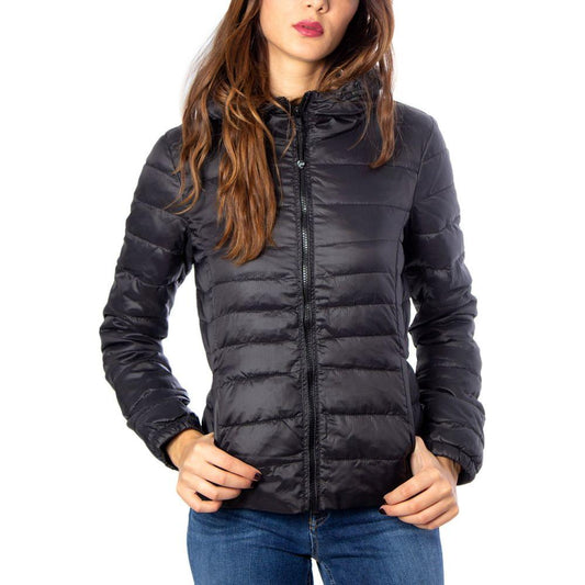 Only Black Nylon Jackets & Coat Only Dark Slate Gray
