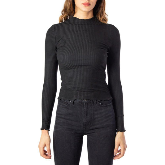 Only Black Polyester Sweater Only Dark Slate Gray