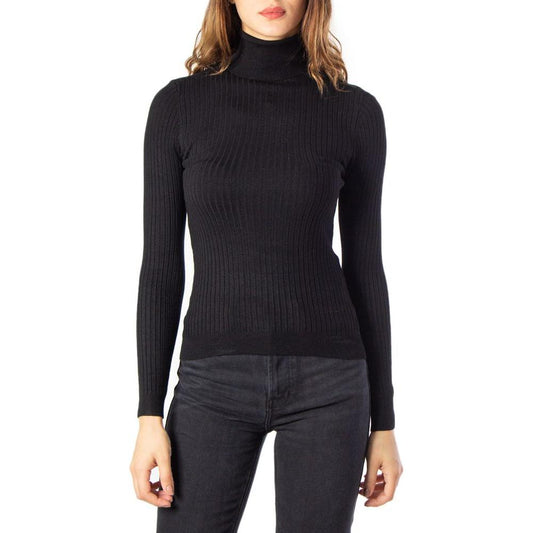 Only Black Viscose Sweater Only Dark Slate Gray
