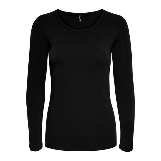 Only Black Cotton Tops & T-Shirt Only Black