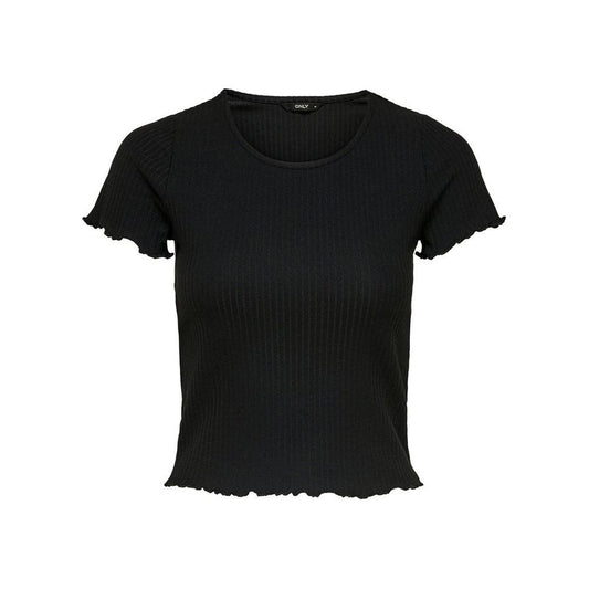 Only Black Polyester Tops & T-Shirt Only Black