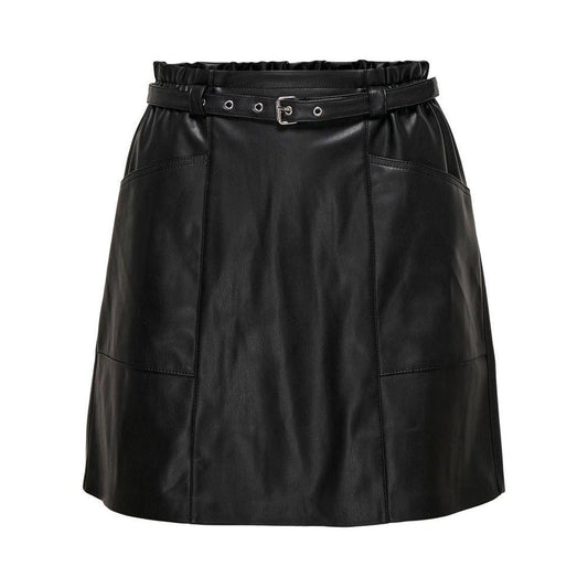 Only Black Polyester Skirt Only Dark Slate Gray