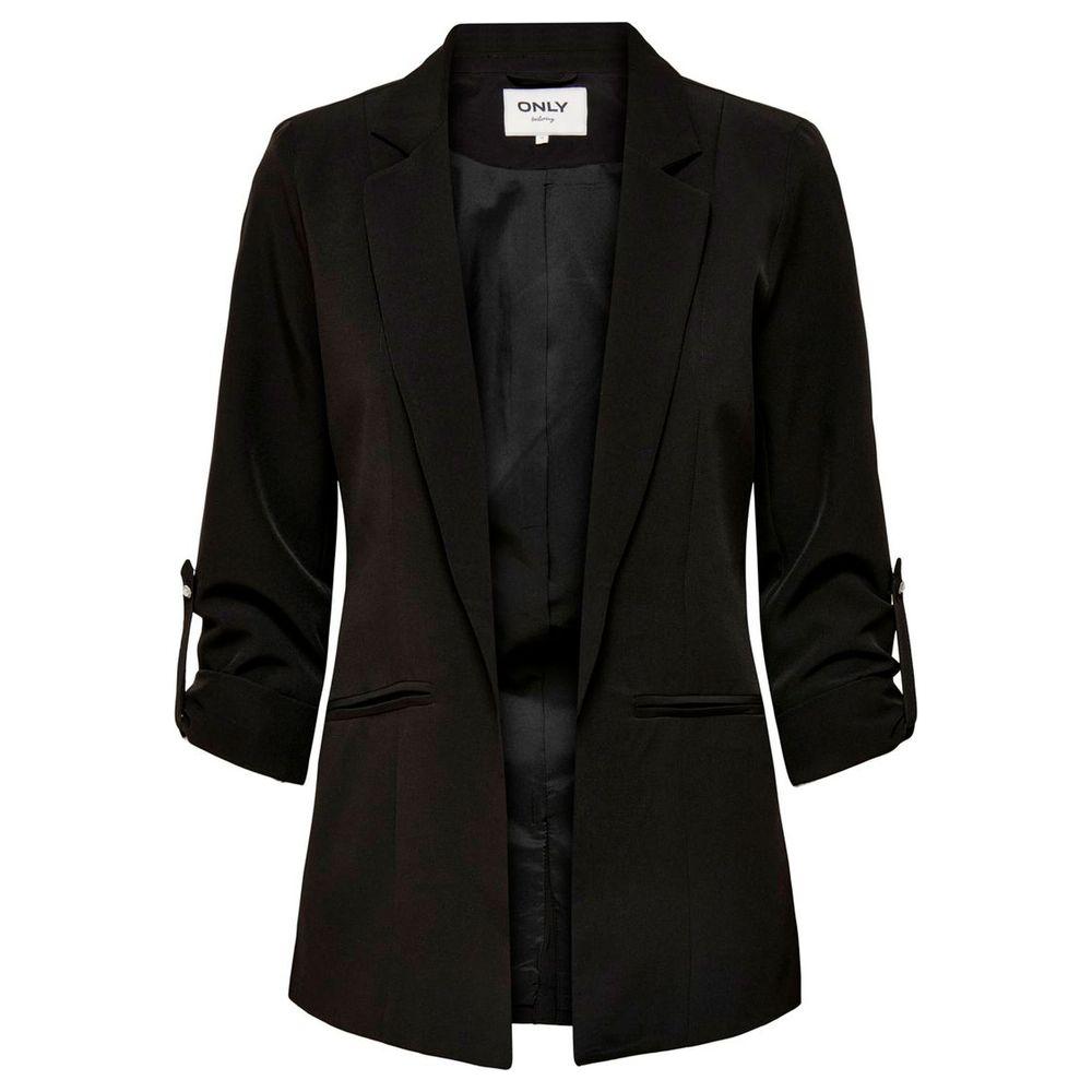 Only Black Polyester Suits & Blazer Only Black