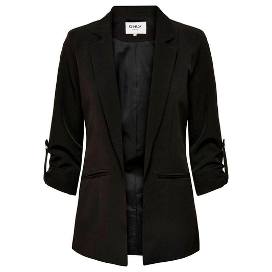 Only Black Polyester Suits & Blazer Only Black