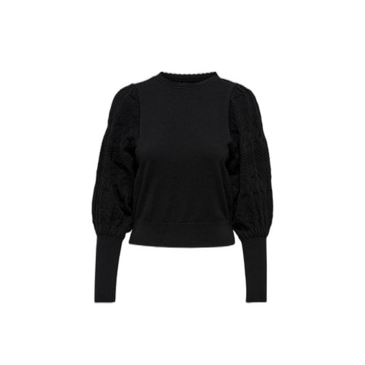 Only Black Polyester Sweatshirt
