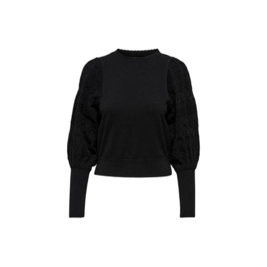 Only Black Polyester Tops & T-Shirt Only Black