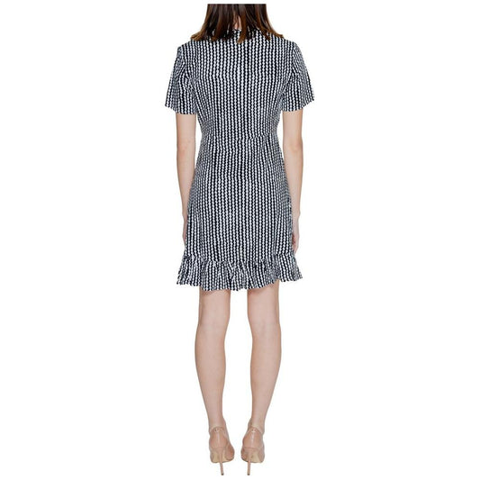 Only Black Viscose Dress Only Gray