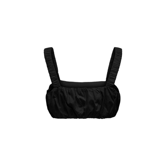 Only Black Cotton Tops & T-Shirt Only Black
