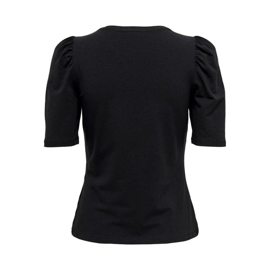 Only Black Cotton Tops & T-Shirt Only Black