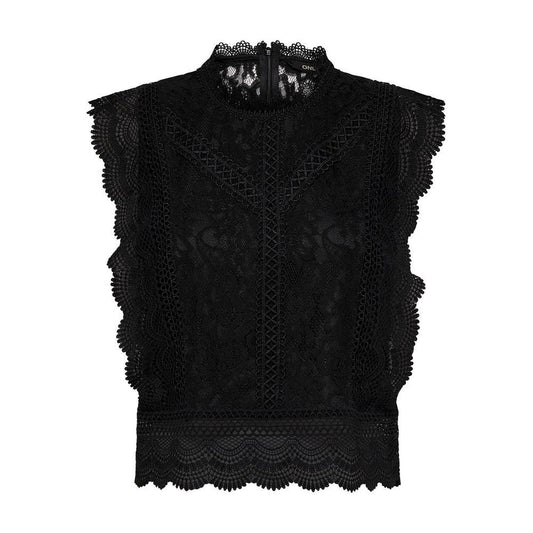 Only Black Nylon Tops & T-Shirt Only Black
