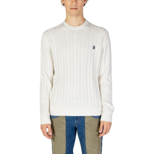 U.S. POLO ASSN. White Cotton Sweater U.S. POLO ASSN. Antique White