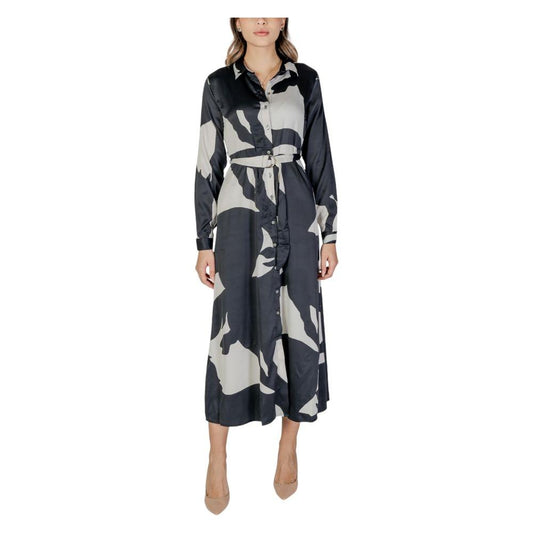 Only Black Recycled Polyester Dress Only Gray
